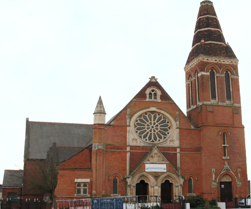 As seen from a distance.